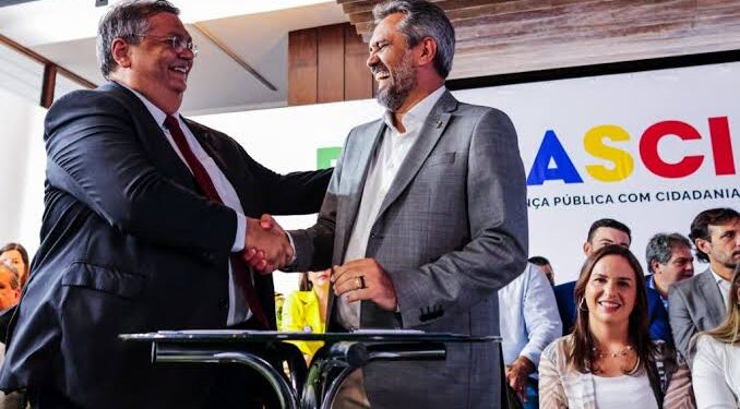 Ministro Flávio Dino, da Justiça, e Elmano de Freitas, Governador do Ceará